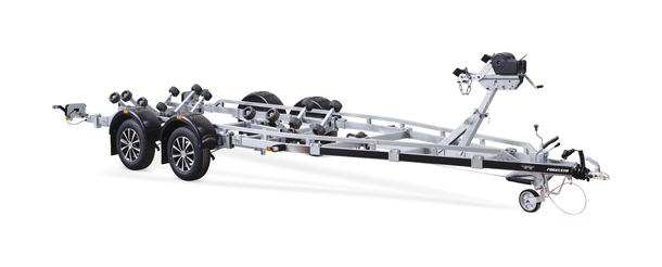 Bromsade båttrailers